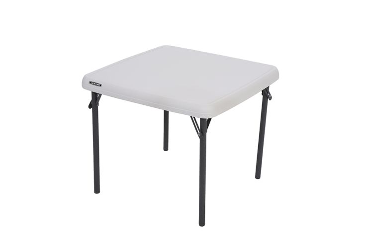 Table pour enfant pliable en acier et PEHD 61 x 61 cm