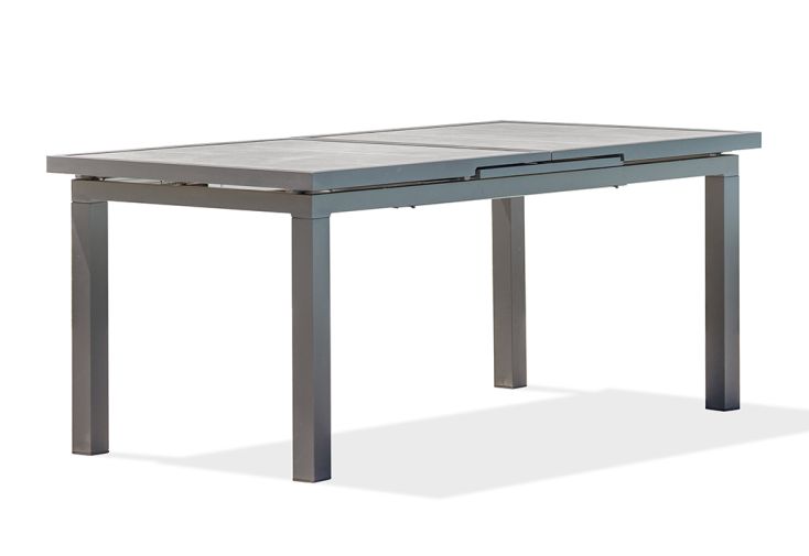 Table de Jardin Extensible Aluminium et Céramique Venise 190/250 cm