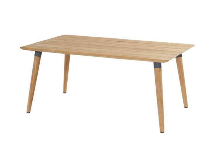 Table de Jardin en Bois de Teck Sophie Studio Teak 100 x 170 cm