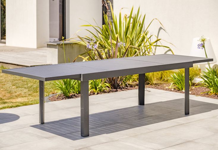 Table de Jardin Extensible en Aluminium Copenhague 200/300 cm