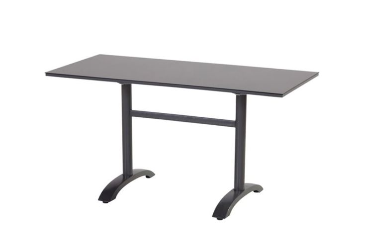 Table de Jardin Pliable en Aluminium et HPL Sophie Bistro 68 x 138 cm