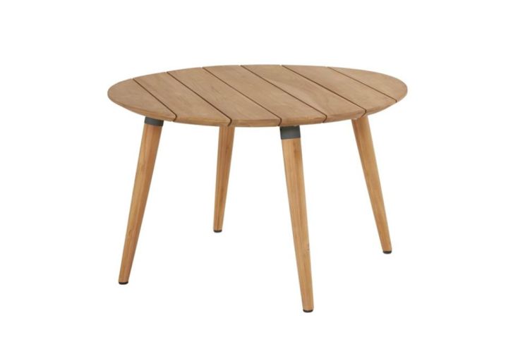 Table de Jardin Ronde en Bois de Teck Sophie Studio Teak ⌀ 120 cm