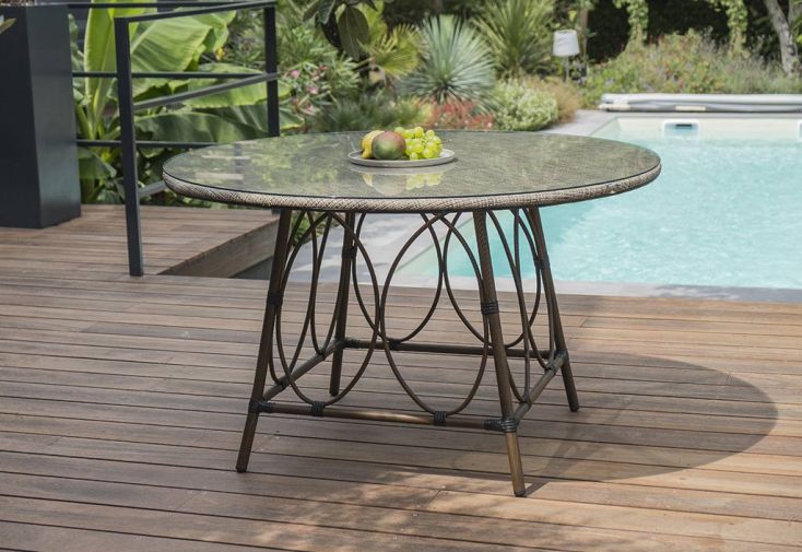 Table Ronde en Aluminium Ushuaia (125cm)