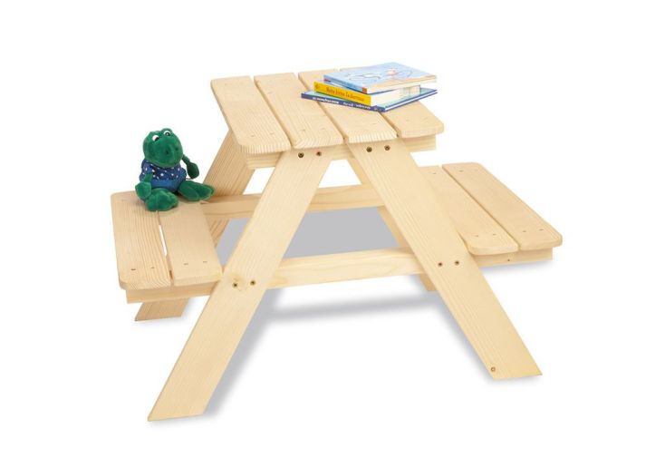 Table de Pique-Nique en Bois pour Enfant Nicki (2 Places)