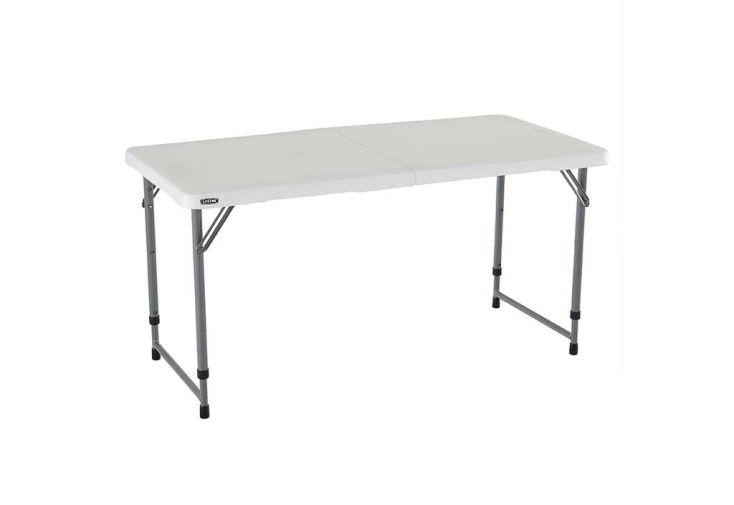Table pliante et réglable en hauteur Lifetime Agate - 122 x 61 cm