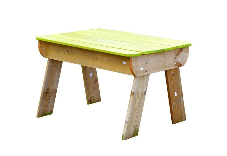 Table sable et eau en bois non traité – 60 x 79 x 52 cm