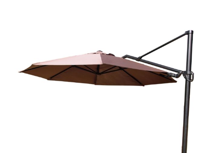 Toile de remplacement pour parasol Roxane en polyester 220 gr/m² taupe