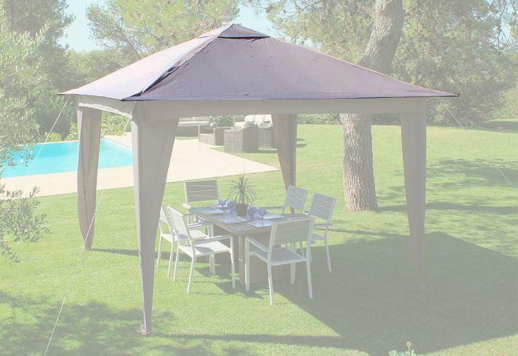 Toile pour tonnelle autoportante pliable en acier Manea