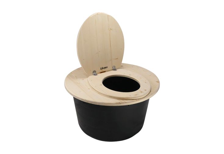 Toilette Sèche en Bois d'Épicéa Granhòta 65 - 60 x 60 cm - Lécopot