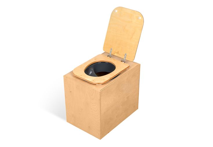 Toilettes sèches à séparation en bois - TROBOLO TeraBloem Plus