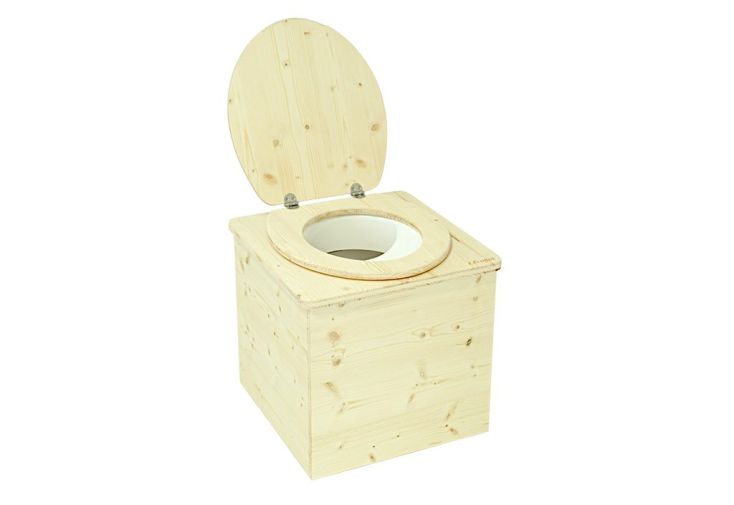 Toilettes sèches en bois à séparation - Le Skara'B