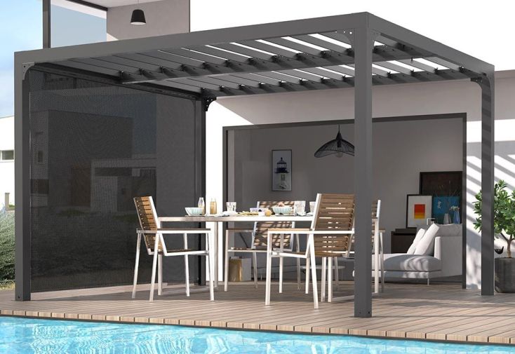 Pergola bioclimatique aluminium à Uzès : un choix tendance - Résobaies