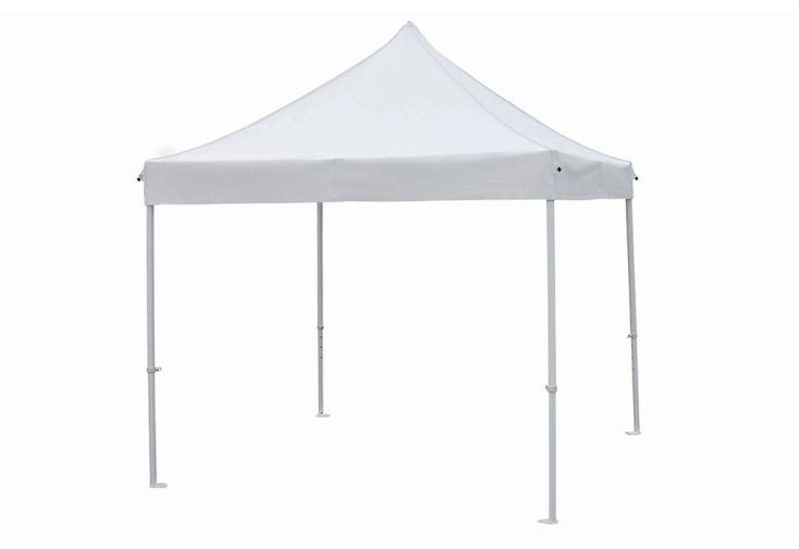 Tonnelle pliante en acier et polyester 9 m² blanc - Chalêt-Jardin