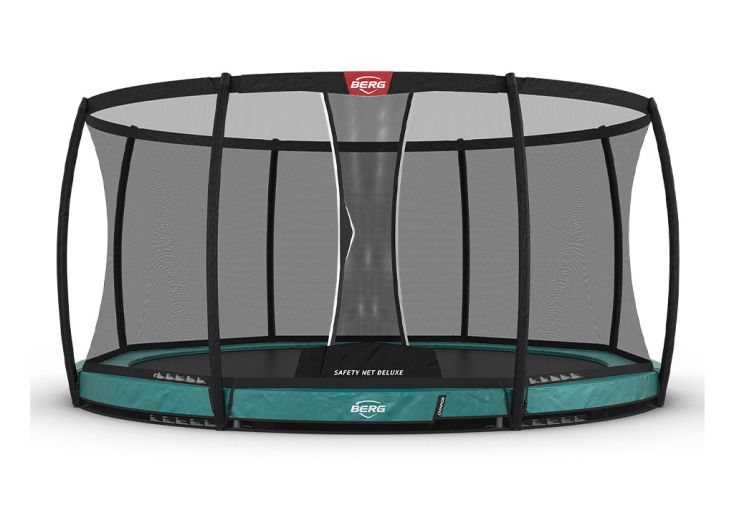 Trampoline enterré rond avec filet de protection Champion – Ø 430 cm