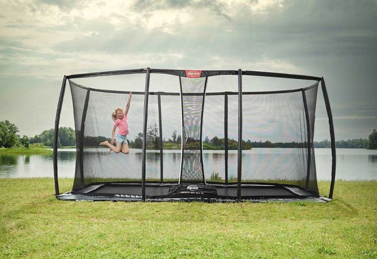 Trampoline avec filet de protection XL Ultim Champion – 500 x 300 cm