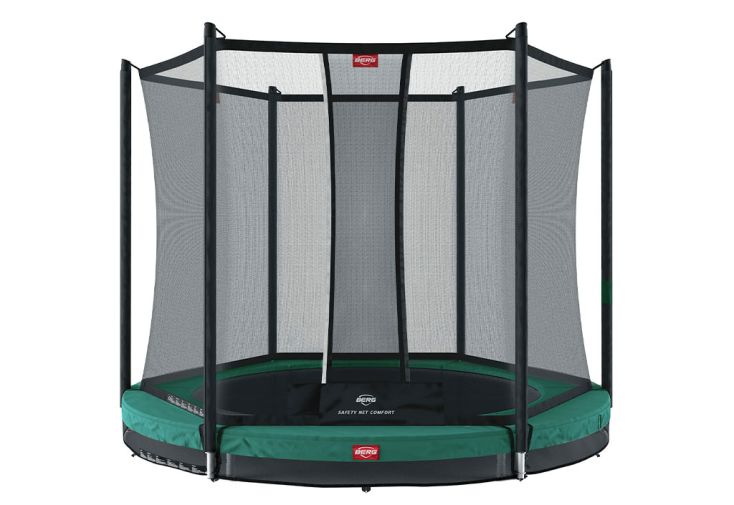 Trampoline enterré rond avec filet de protection Favorit – Ø 330 cm