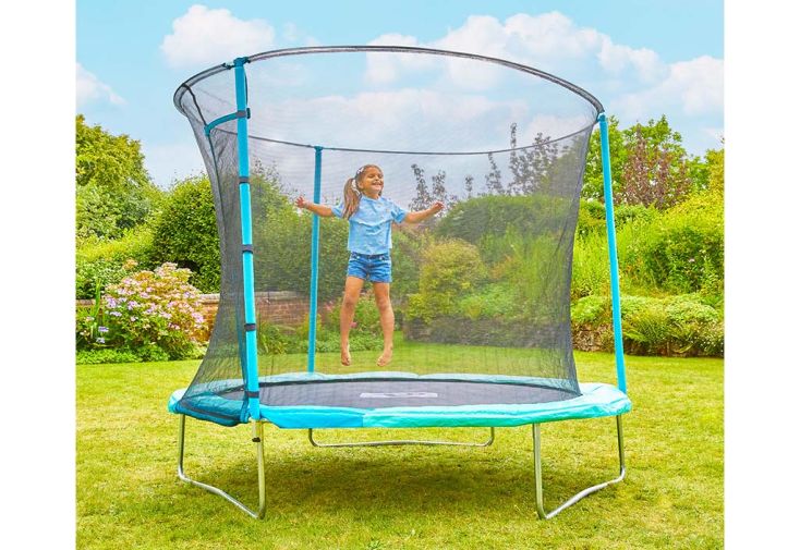 Trampoline sur pieds avec filet de protection Igloo – Ø 244 cm