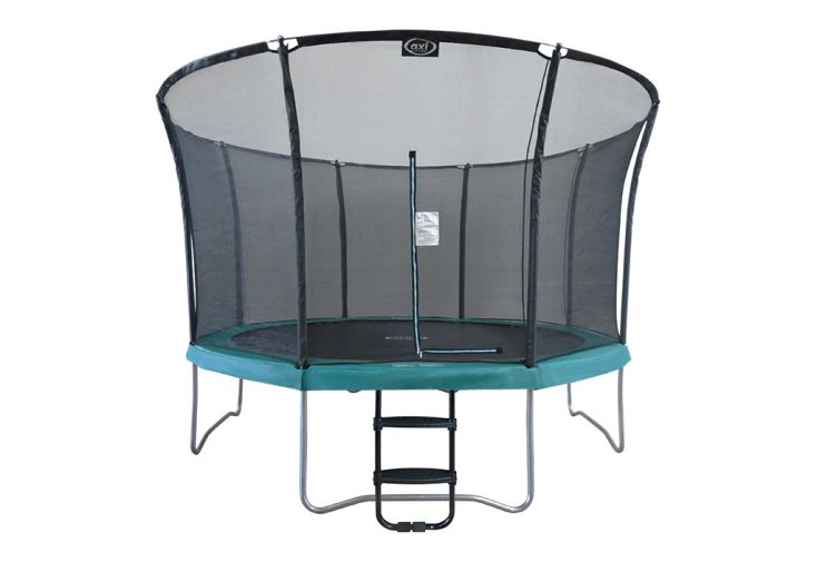 Trampoline sur pieds avec filet de protection et échelle – Ø 366 cm