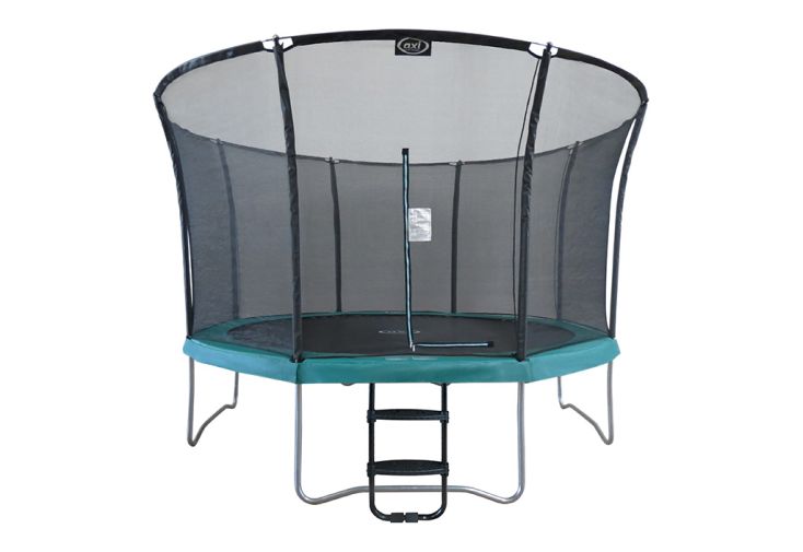 Trampoline sur pieds avec filet de protection et échelle – Ø 366 cm