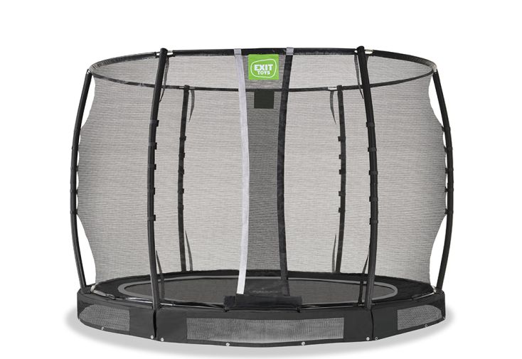 Trampoline rond enterré avec filet de protection Allure Premium – ø 305 cm