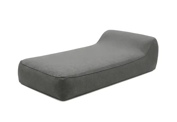 Bain de soleil gonflable Solo anthracite – 194 x 80 x 40 cm