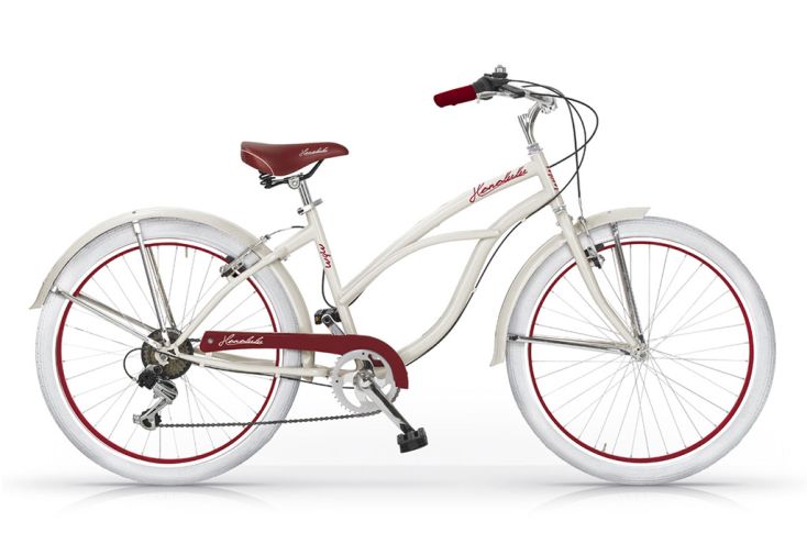 Vélo beachcruiser femme 26 pouces 6 vitesses - Honolulu