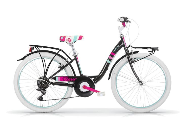 Vélo enfant 24 pouces 6 vitesses - Fleur