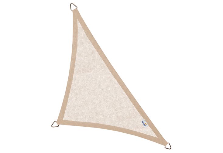 Voile d’ombrage triangulaire en polyéthylène Coolfit – 5 x 7,1 m