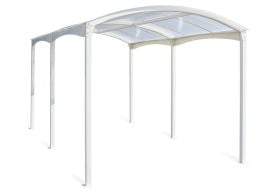 Carport Acier Carat blanc