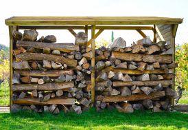 Abri-bûches en bois traité autoclave Cerland Montréal