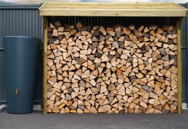 Abri-bûches en bois autoclave 2,5 stères Cerland Olbia