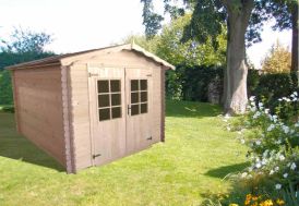 Abri de Jardin Bois Atelier (268x268x247) 28 mm + Plancher