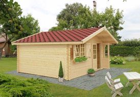 Abri de jardin bois Laurier 17 - 19,8 m²