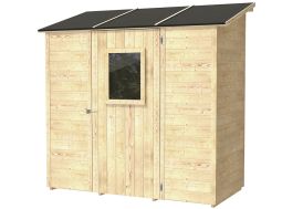 Abri de Jardin Bois 28 mm (204x210x197cm) - Habrita