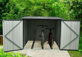 Abri de jardin en métal pour vélos