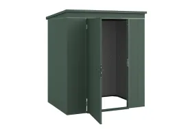 Abri de jardin métal galvanisé 2,4 m² - Gary T2 vert Weka