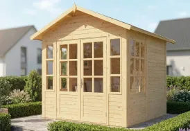 Abri de jardin bois 5 m² 19 mm Teahouse 226 x 234 cm Bertilo