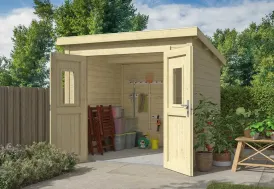 Abri de jardin en bois brut 6 m² 19 mm Zuri 6 Lasita
