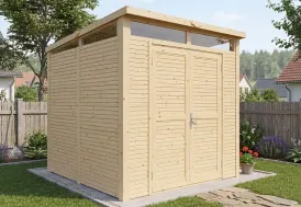 Abri de jardin bois 5 m² 18 mm Woodline Pent 234 x 226 cm Bertilo