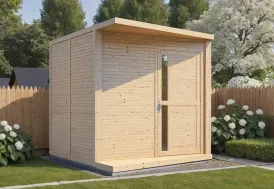 Abri de jardin bois monopente 7 m² 19 mm Concept 297 x 234 cm Bertilo