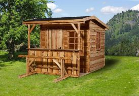 abri de jardin en bois chalet de jardin Weka