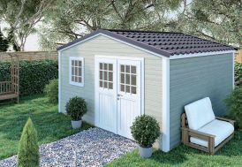 Abri de Jardin en Bois d’Épicéa Brut Madeira Shelty+ 16 m²