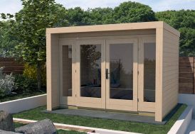 Chalet de Jardin en Bois d’Épicéa Weka Design 263 T3 Naturel