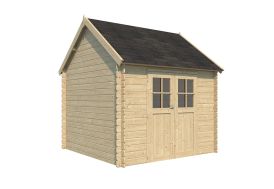 Abri de Jardin en Bois d’Épicéa avec Toit en Shingle Gardenas Gloucester 8 m² 