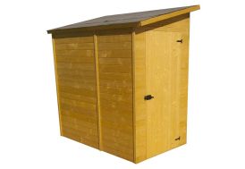 Abri de Jardin Adossé en Bois 16 mm - 223 x 130 x 220 cm