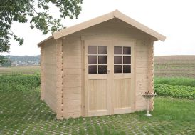Abri de Jardin en Bois Nimes 28mm (238 x 238cm) Traité en option
