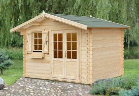 abri de jardin en bois double pente 34 mm