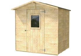 Abri de Jardin en Bois Traité Alce Living Vaniglia 4,1 m² Naturel