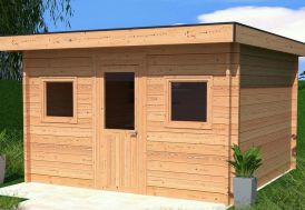 Chalet de jardin en bois Douglas brut Balmay