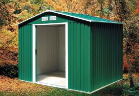 Abri de jardin en métal vert pin 0,33 mm Duramax 8 x 6